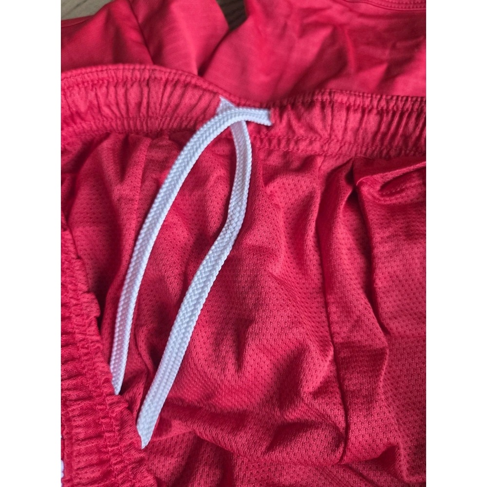 Vintage Nike Basketball Shorts Nike Team Shorts Red White Mesh Sides Mens XL - Picture 5 of 16
